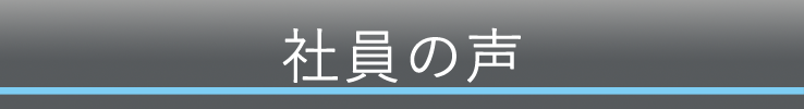 社員の声